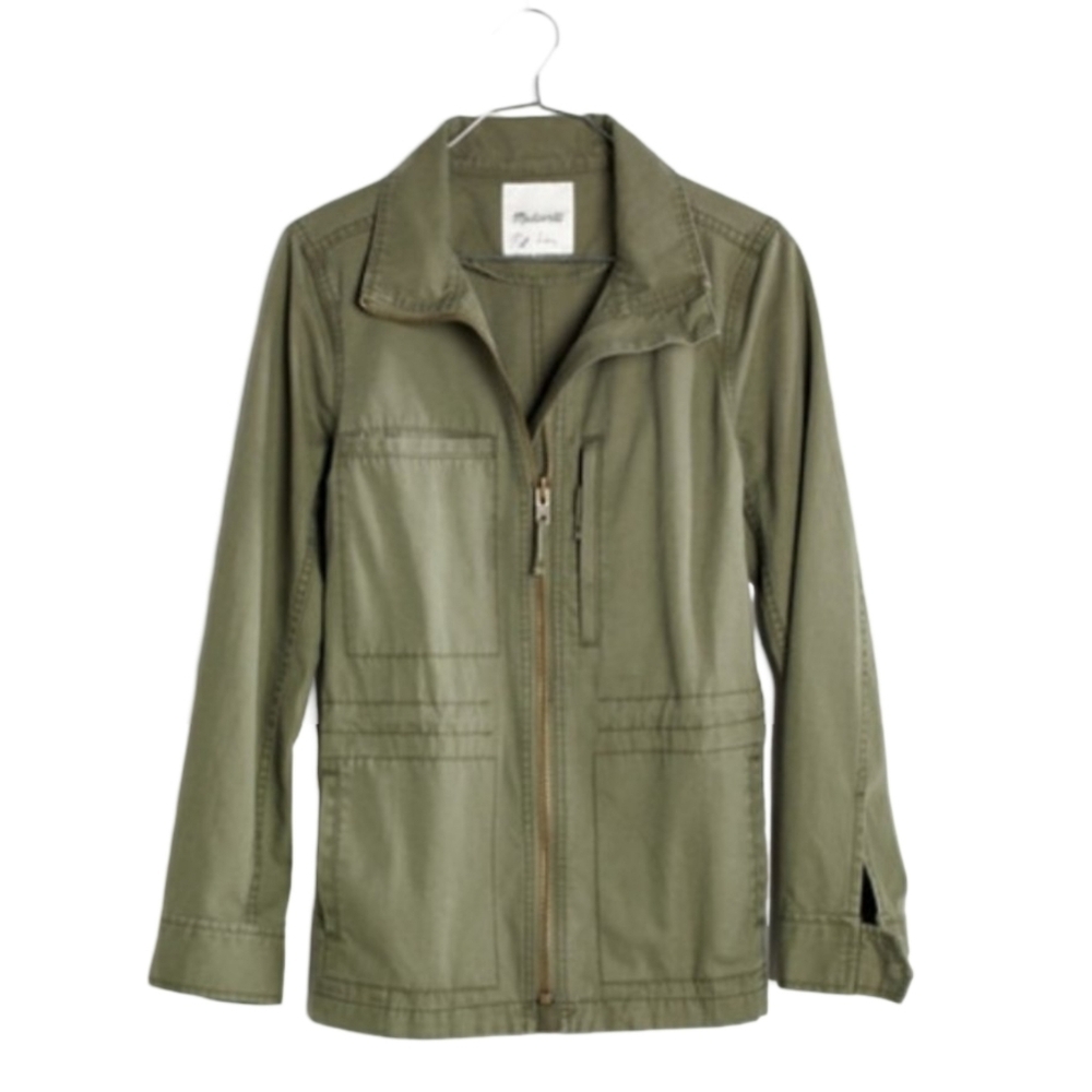Madewell Fleet Utility Jacket Desert Olive Small Field jacket